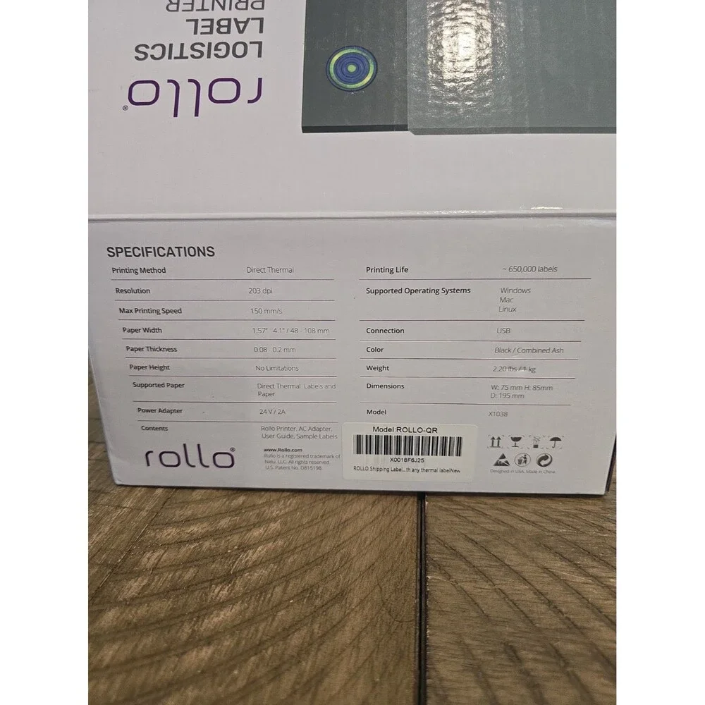 Rollo USB Shipping Label Printer - Commercial Grade 4x6 Thermal Label Printer...